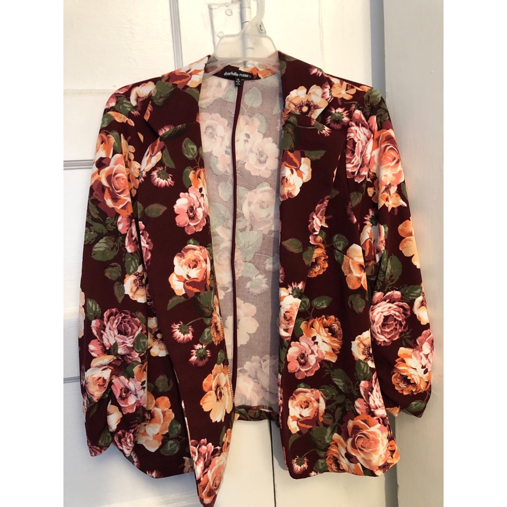 Floral Blazer (Charlotte Russe)